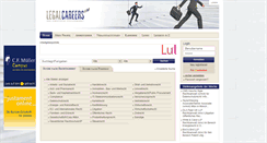 Desktop Screenshot of legalcareers.de